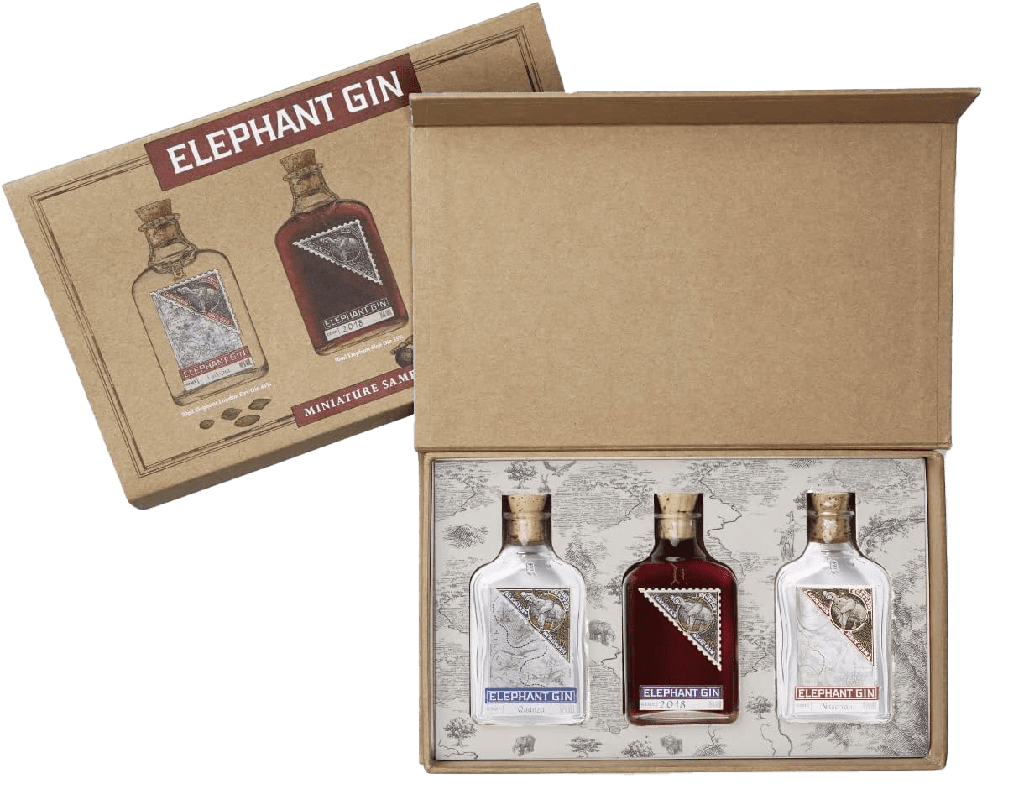 Elephant Dry Gin Miniaturen Tasting SET 45% - 0,50 ml