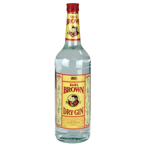 Earl Brown Dry Gin 37,5% - 1,00