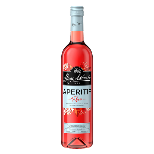 [1743] Hugo Asbach Aperitif Rosé 15% - 0,75 l