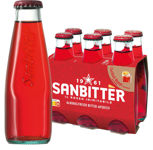 [2209] Sanbitter 24 X 0,09 l alkohlfreier Aperitif