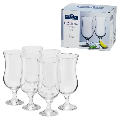 Cocktailgläser "Holiday" Glas - 6er Karton 