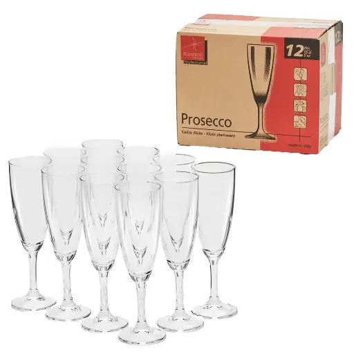 Proseccogläser 0,10 l - 12er Karton